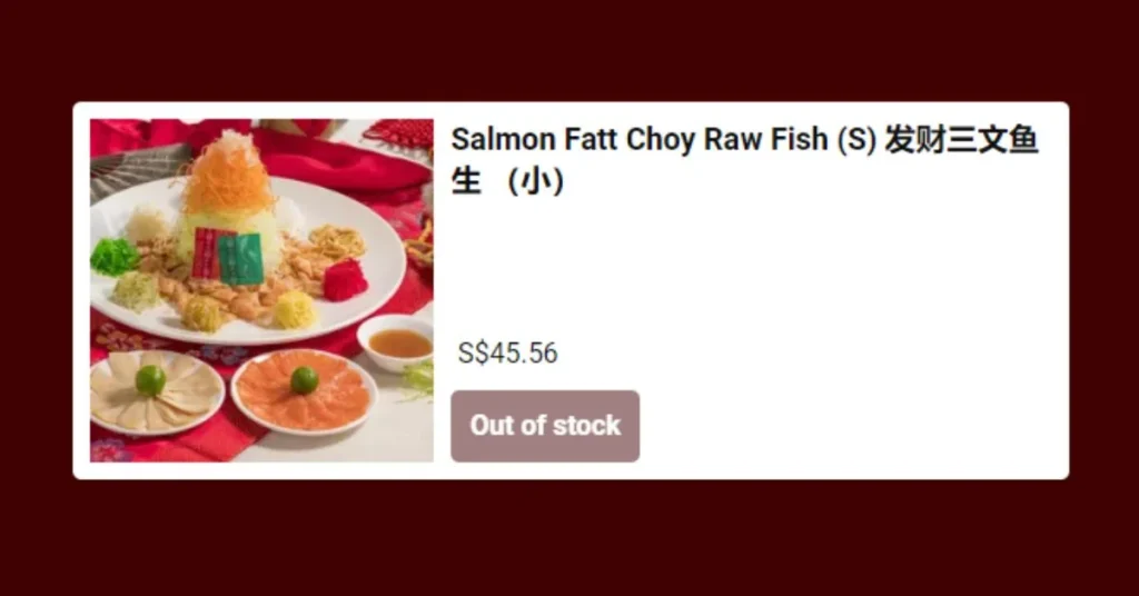 Hua Yu Wee Cny Dish